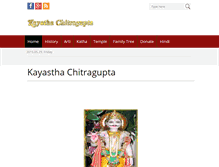 Tablet Screenshot of kayasthachitragupta.com